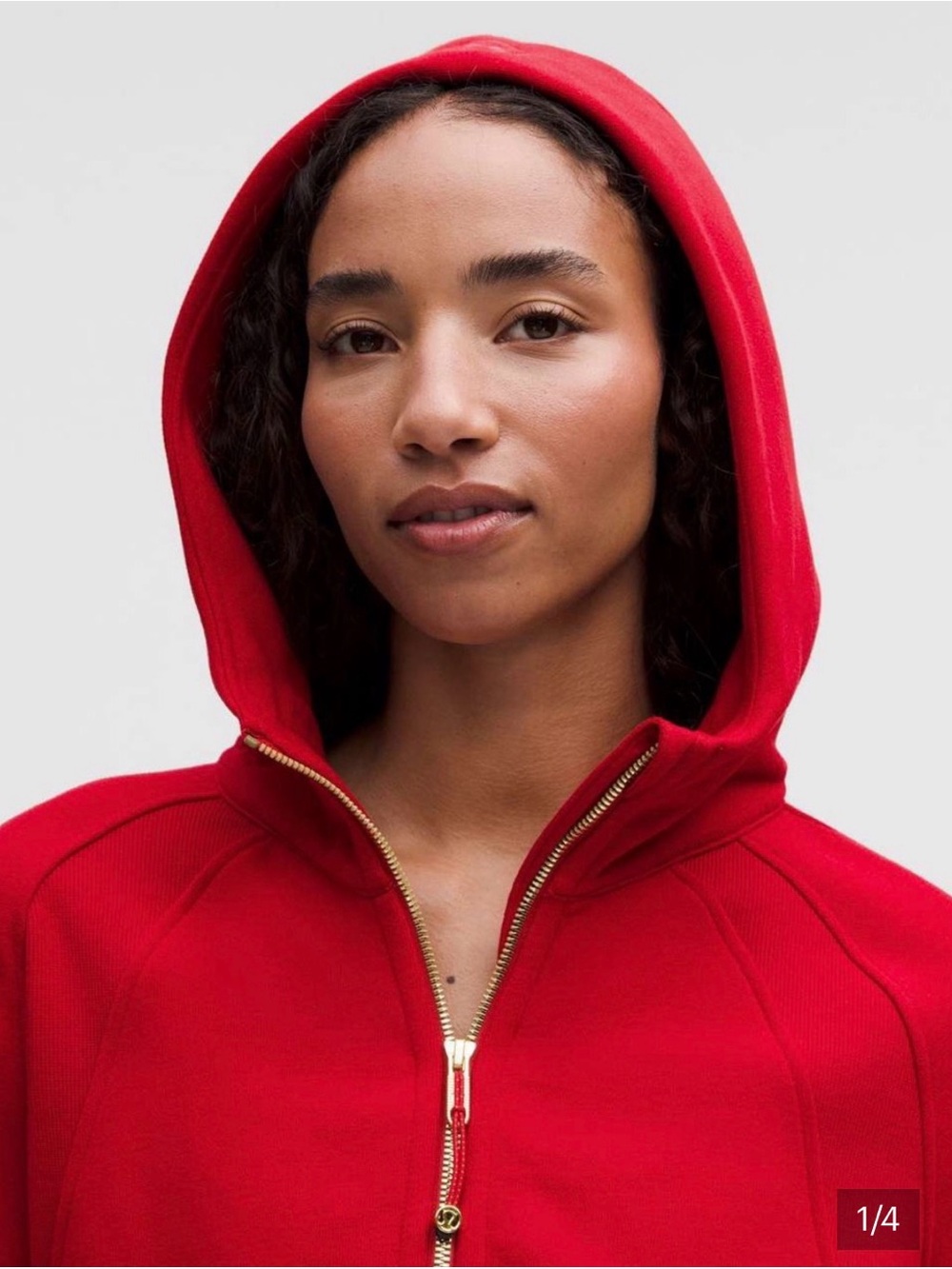 Limited Edition Lululemon Lunar New Year Scuba Gold Zipper Cropped Half Zip.